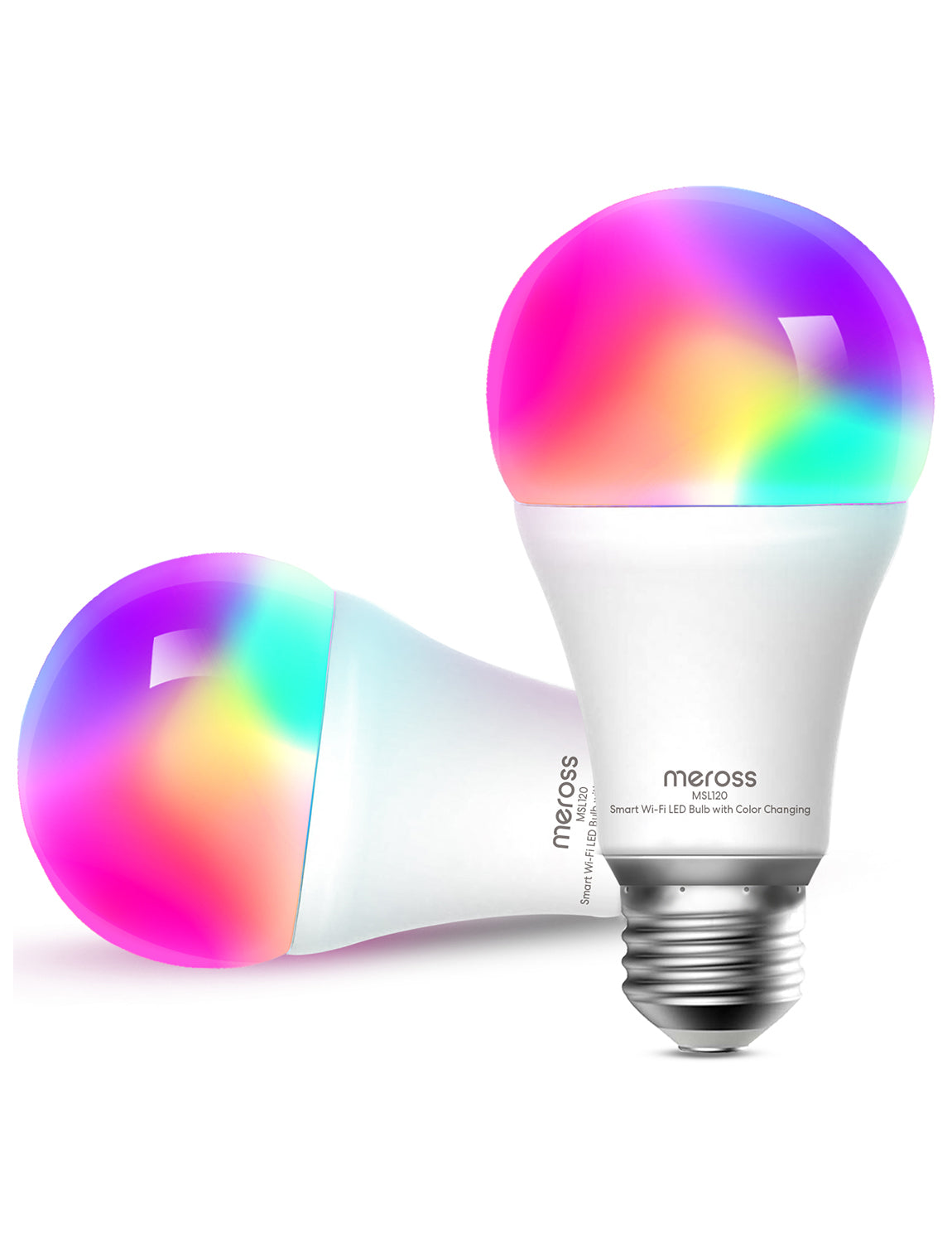 Meross Smart LED Light Bulb, MSL120KIT, 2 Pack