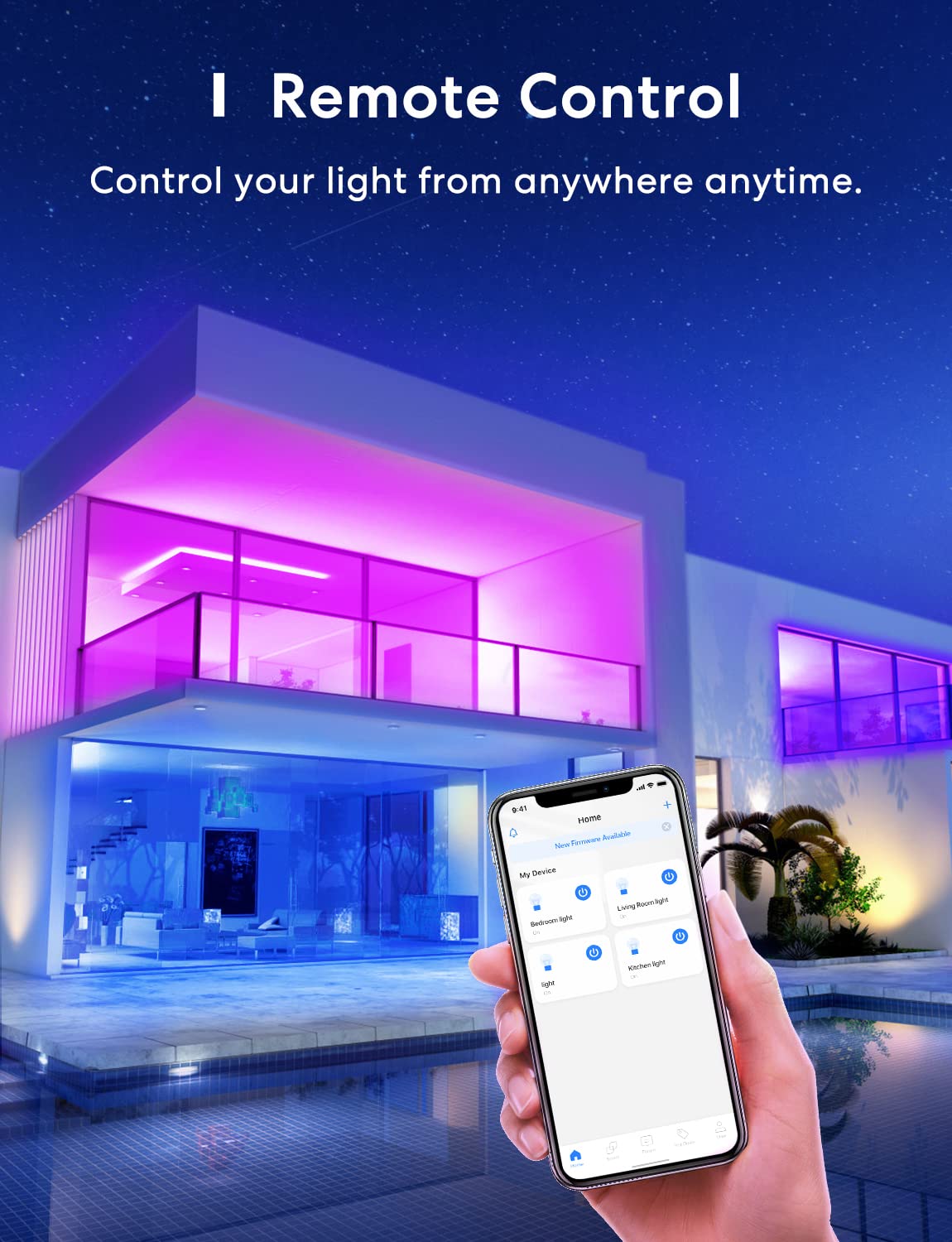 meross Lampadine LED Alexa Intelligente WiFi E27, Lampadine RGBWW