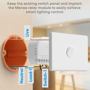 Meross Smart Wi-Fi In-Wall Switch, MSS810HK