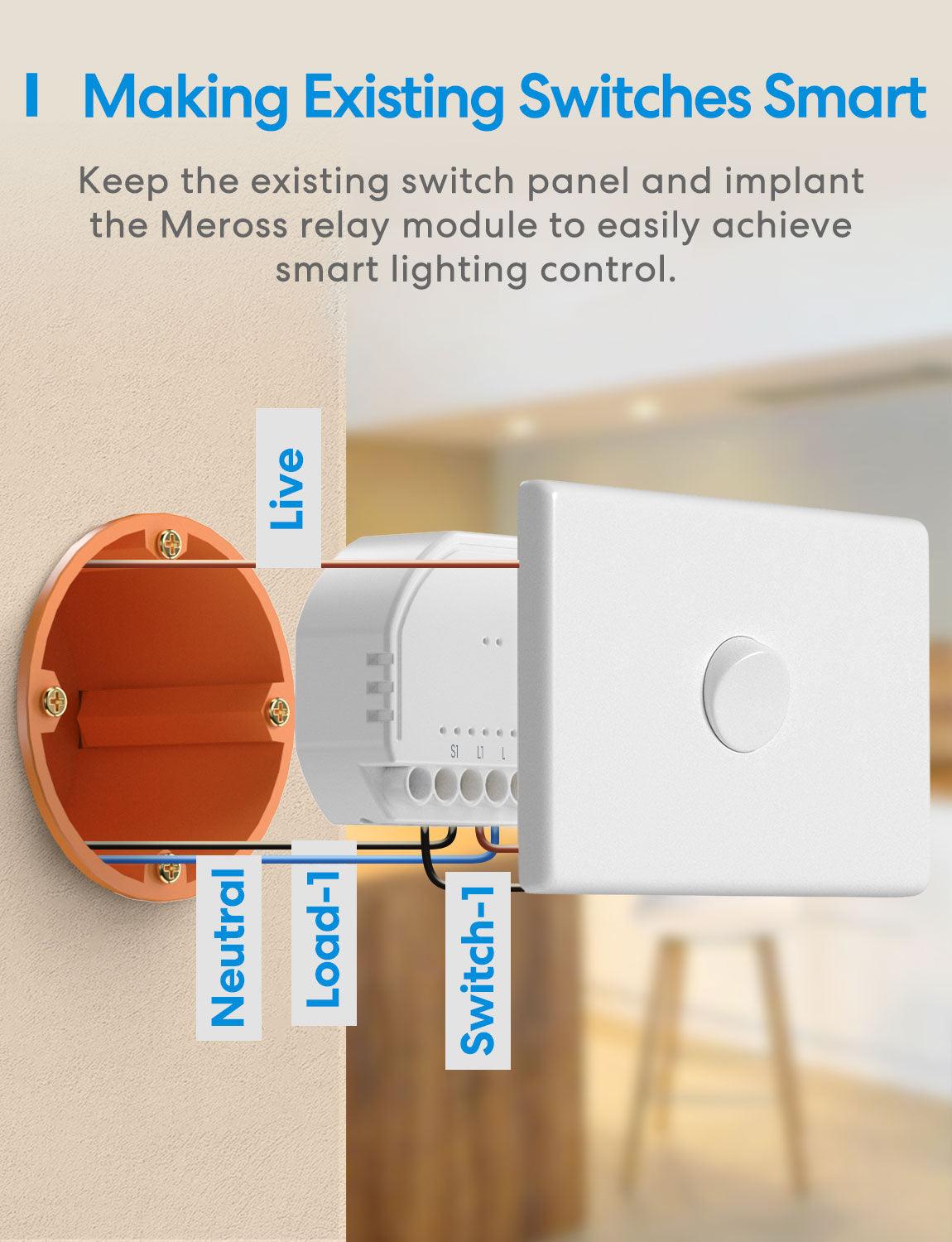 Meross Smart Wi-Fi In-Wall Switch, MSS810HK