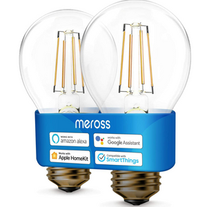 Meross Smart LED-Glühbirne, MSL100HK, 2er-Pack (EU-Version)