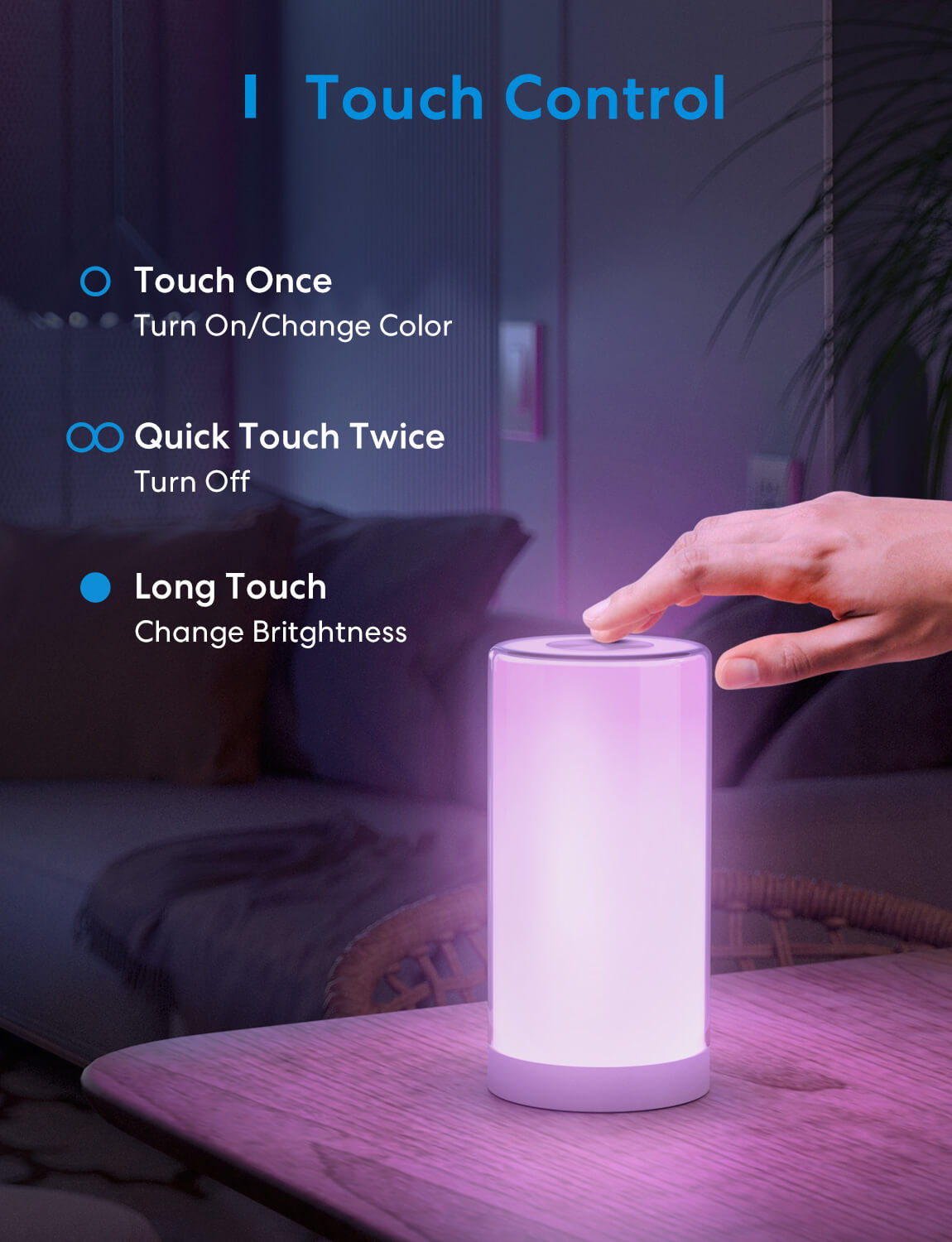 Philips smart outlet bedside lamp