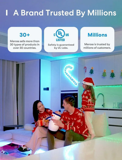 Meross Smart LED Light Bulb Pro, MSL120HK, 2 Pack(E26/E27 Base)