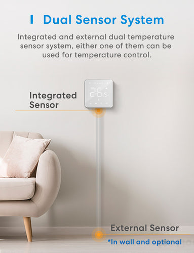 Meross Smart Thermostat for Electric Underfloor Heating System, MTS200HK