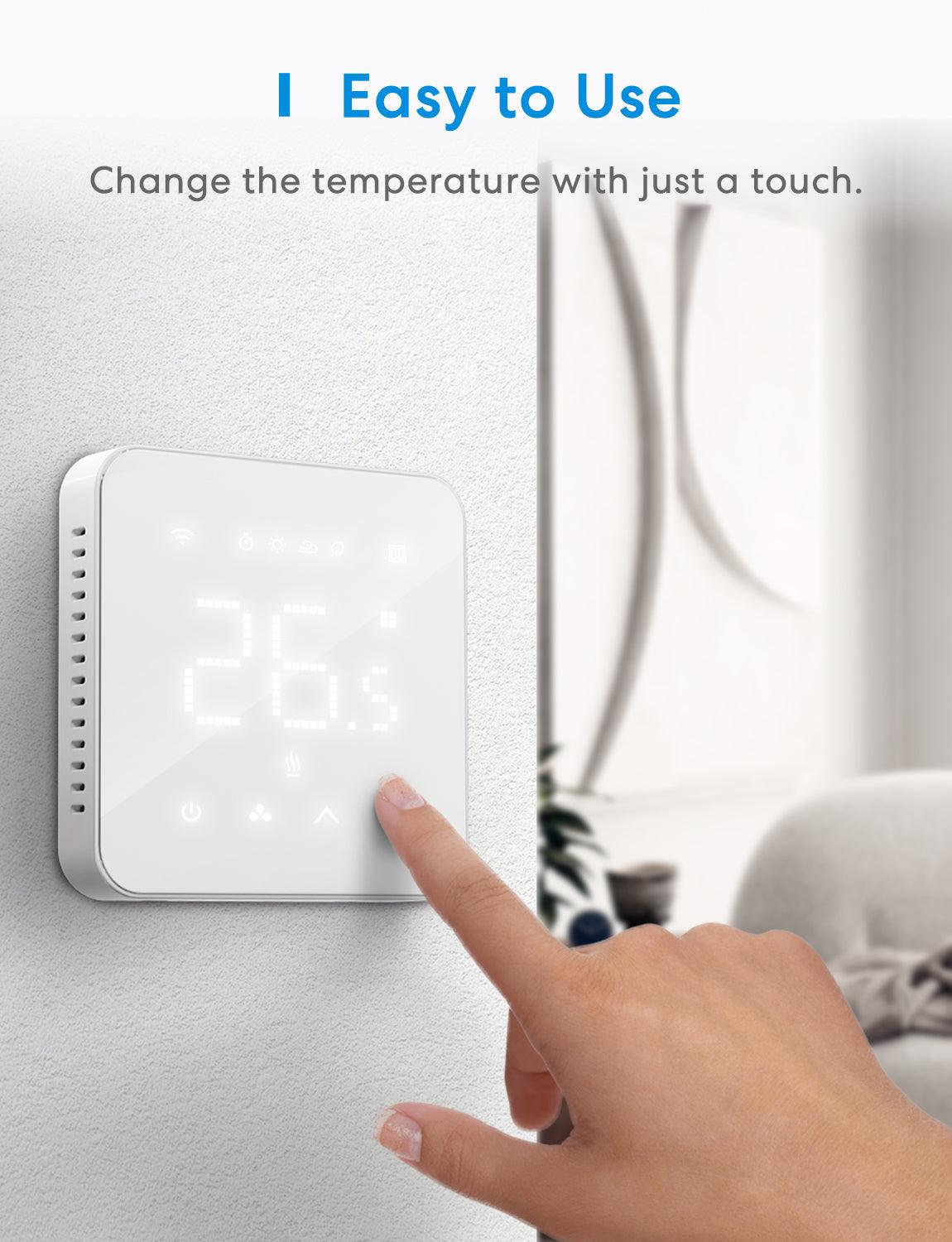 Meross Smart Thermostat for Electric Underfloor Heating System, MTS200HK