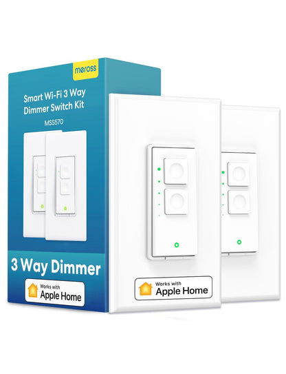 Meross Smart 3 Way Dimmer Switch, MSS570HK (US/CA Version)