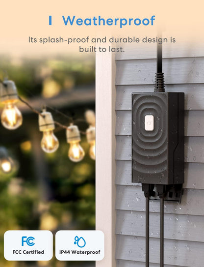 Meross Smart Outdoor Plug, MSS620HK (US/CA Version)