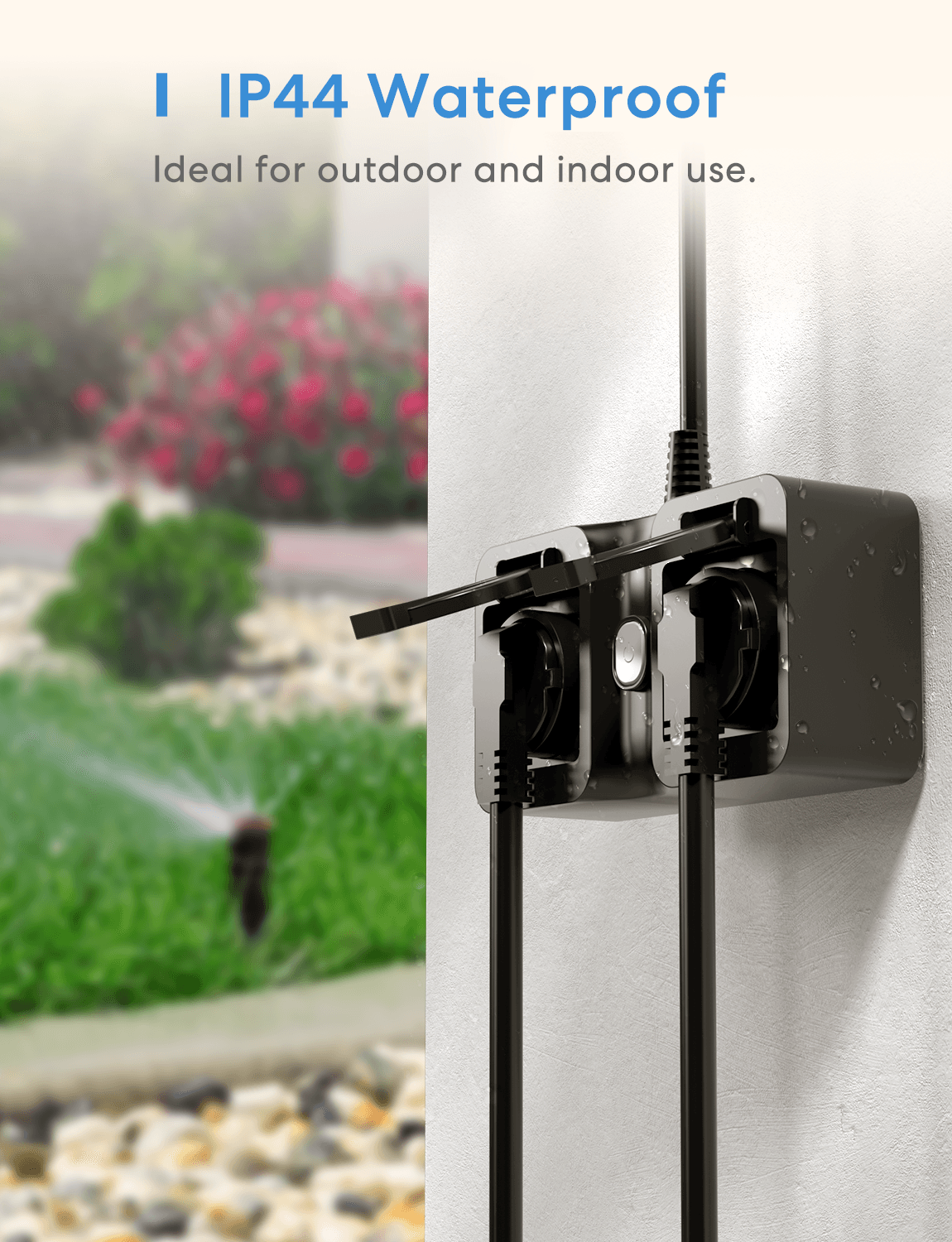 Meross Smart Outdoor Plug, MSS620HK (EU/UK/AU/FR Version)