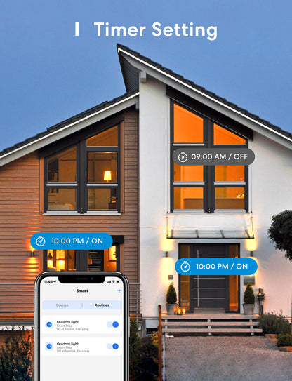 Meross Outdoor Smart Plug, MSS620 (UK Version)