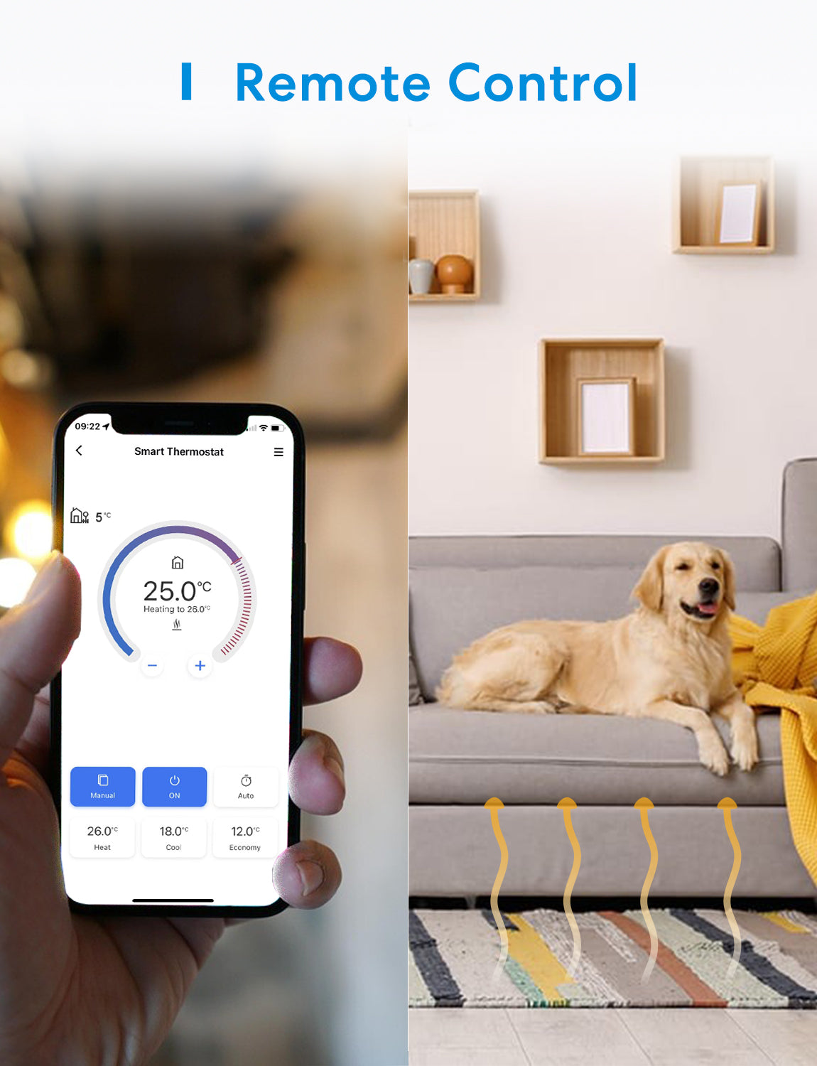 Meross HomeKit Wi-Fi Smart Thermostat for Electric Underfloor