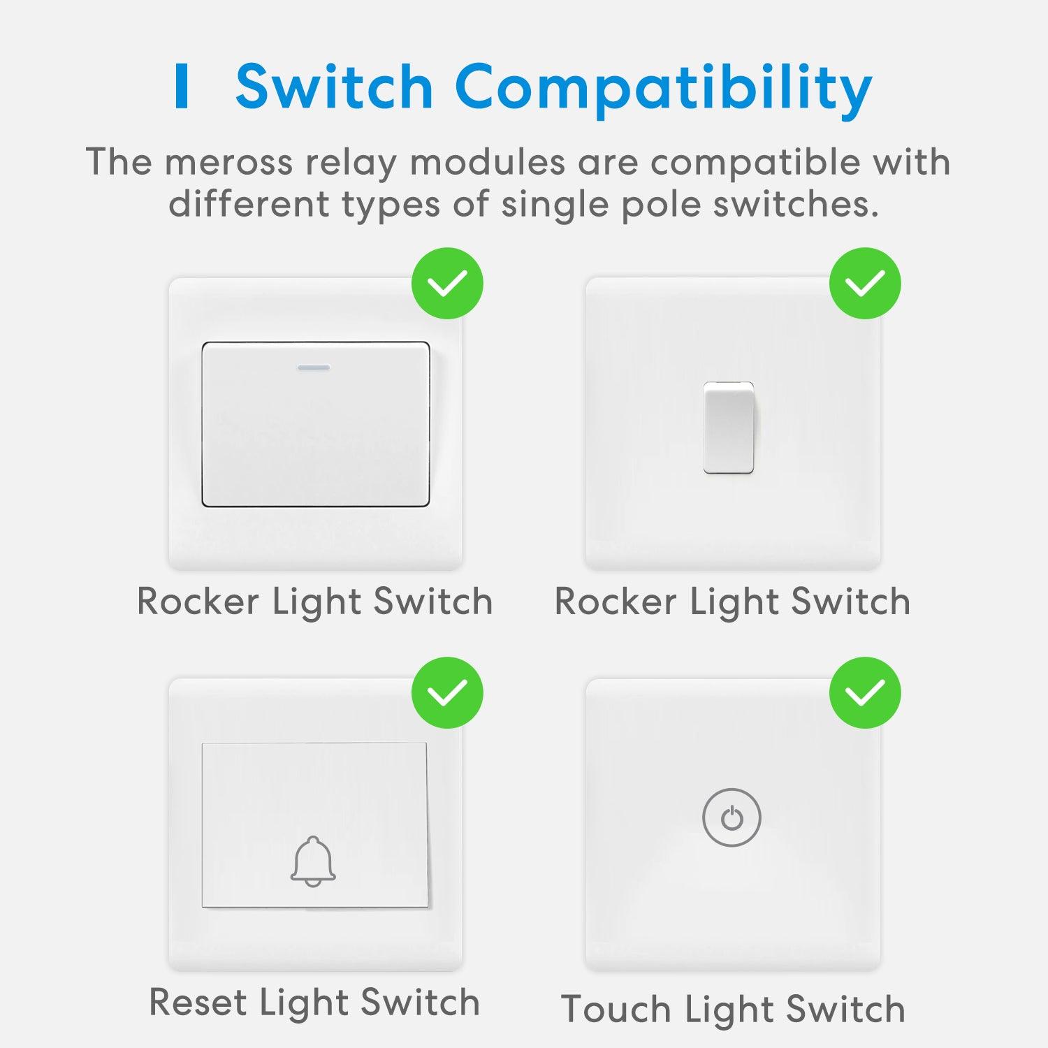 Meross Smart Wi-Fi In-Wall Switch, MSS810HK