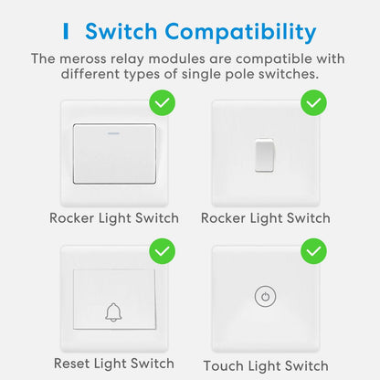 Meross Smart Wi-Fi In-Wall Switch, MSS810HK